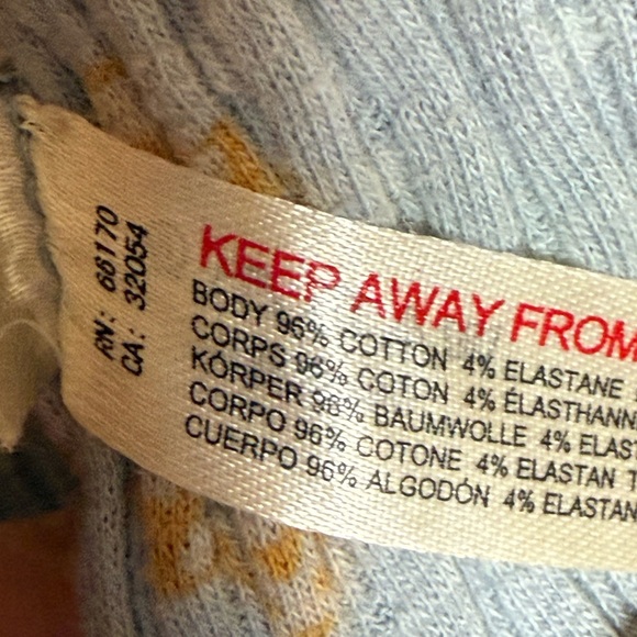 Free People Intimately Blue Lil Bit Lou Flare Long Johns Hooded Sleepwear Large - Picture 7 of 7